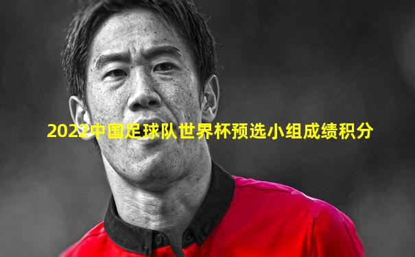 2022中国足球队世界杯预选小组成绩积分